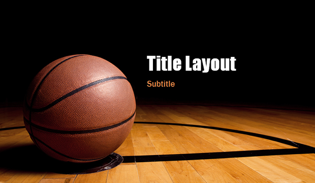 篮球写真体育运动PPT模板